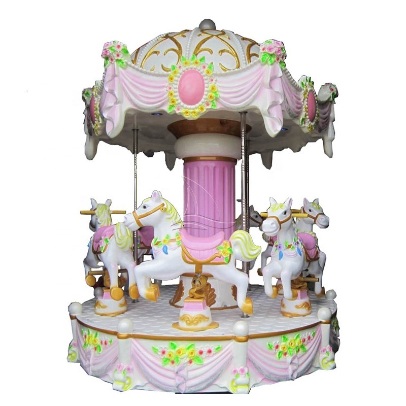 shopping center use kids mini 6 seats carousel/merry go round for sale