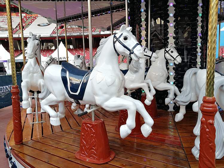 Hot selling product carousel christmas rides best animal kids ride horse for sale Factory Direct Price