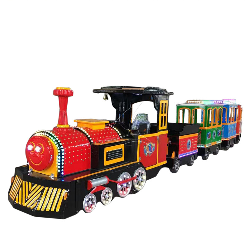 Hot sale thomas trackless train kiddie rides tourist park trackless train for sale