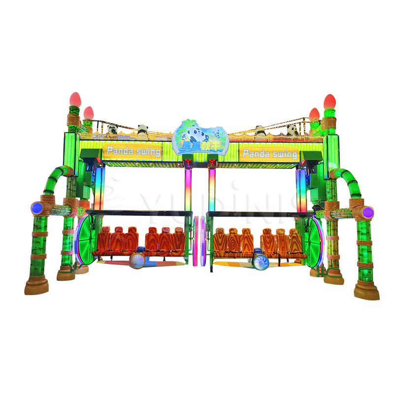 New Design Hot sale Outdoor Indoor Panda Swing Amusement game Playground Swing