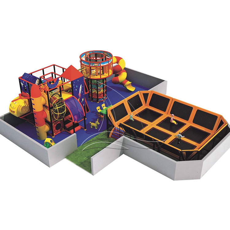 Park Rides Amusement Indoor Playground Bungee Trampoline Soft Play For Sale