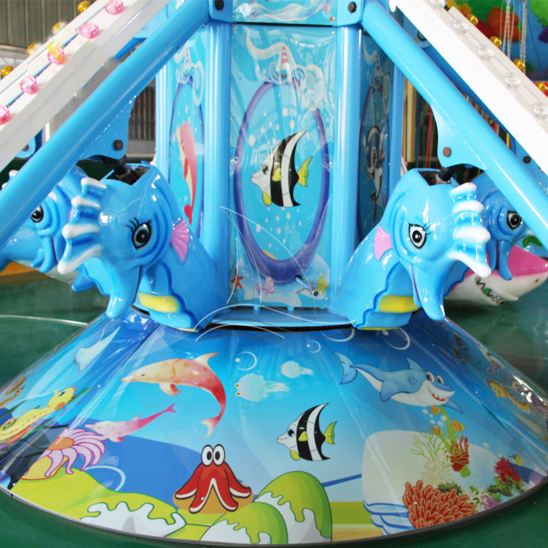 Hot Sale Fairground Attraction Park Equipment Electric Self Control Shark For Children