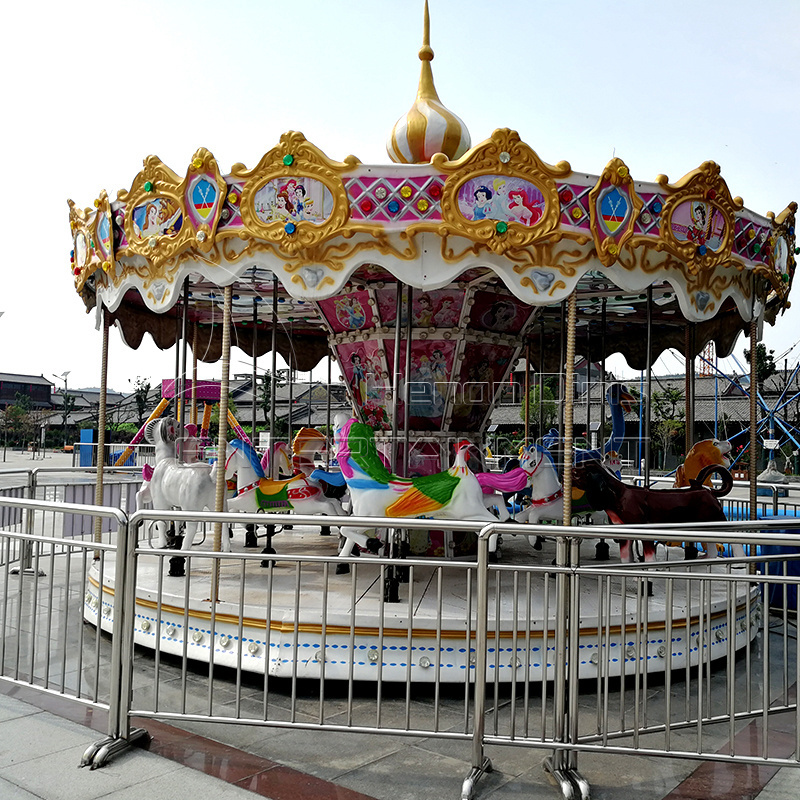 Indoor carousel horse kids play ground games carousel machine for sale