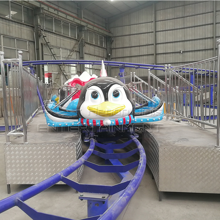 Amusement roller coaster Pharaoh roller coaster double rings small children's roller coaster for sale