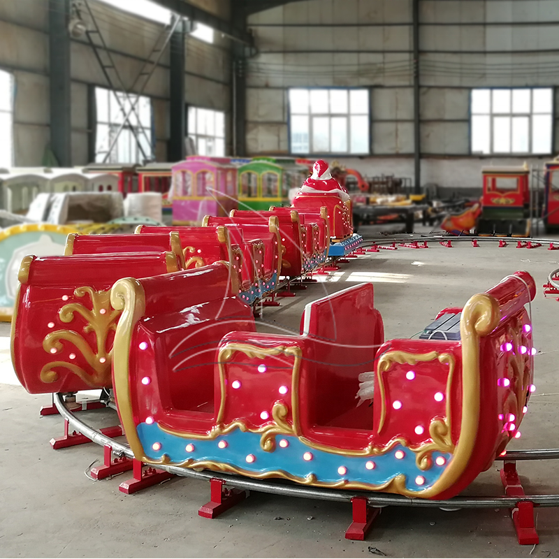 Children Carnival Mini Electric Track Christmas Train Ride