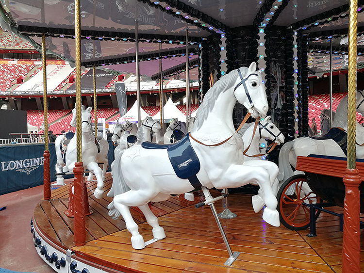 Hot selling product carousel christmas rides best animal kids ride horse for sale Factory Direct Price