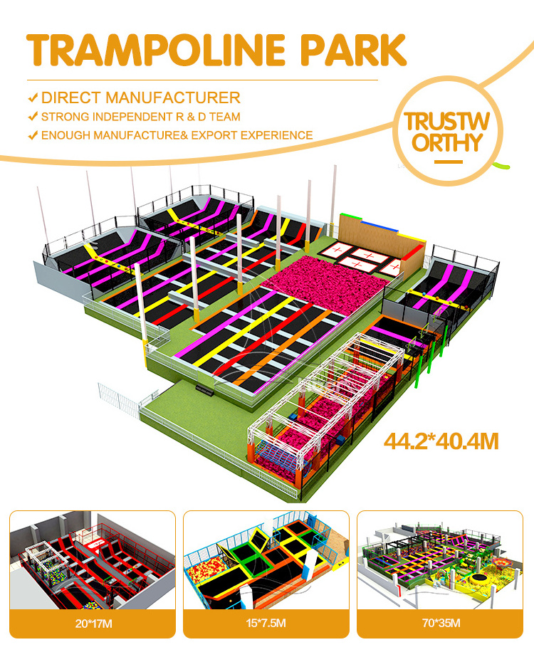 Park Rides Amusement Indoor Playground Bungee Trampoline Soft Play For Sale