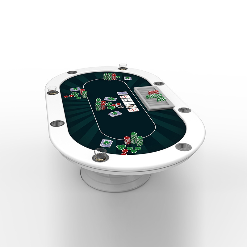 Entertainment furniture italian new design round 8 Players poker table luxury texas poker table