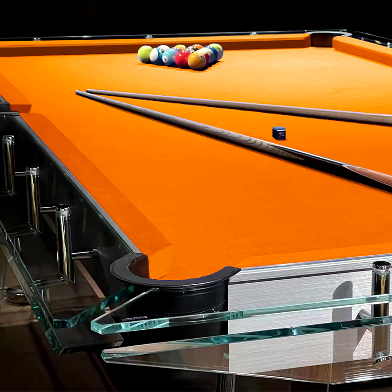 modern fashion style stone 7ft 8ft 9ft billiard table glass pool table snooker