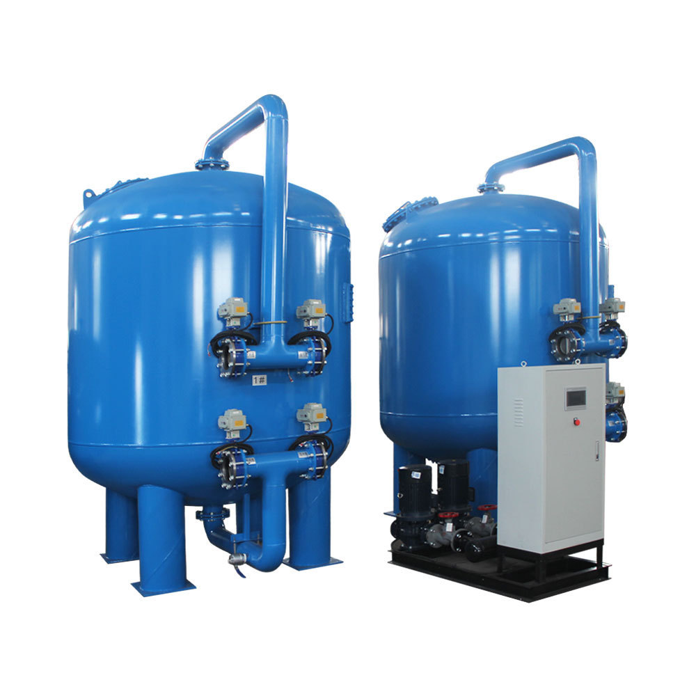 Dia1.8m  pressure  filter tank Automatic backwash  30m3/hr carbon filter for heavy metal removal