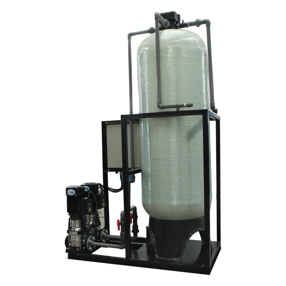 Fiberglass tank  iron removal 5m3/hour manganese sand filter for water treatment