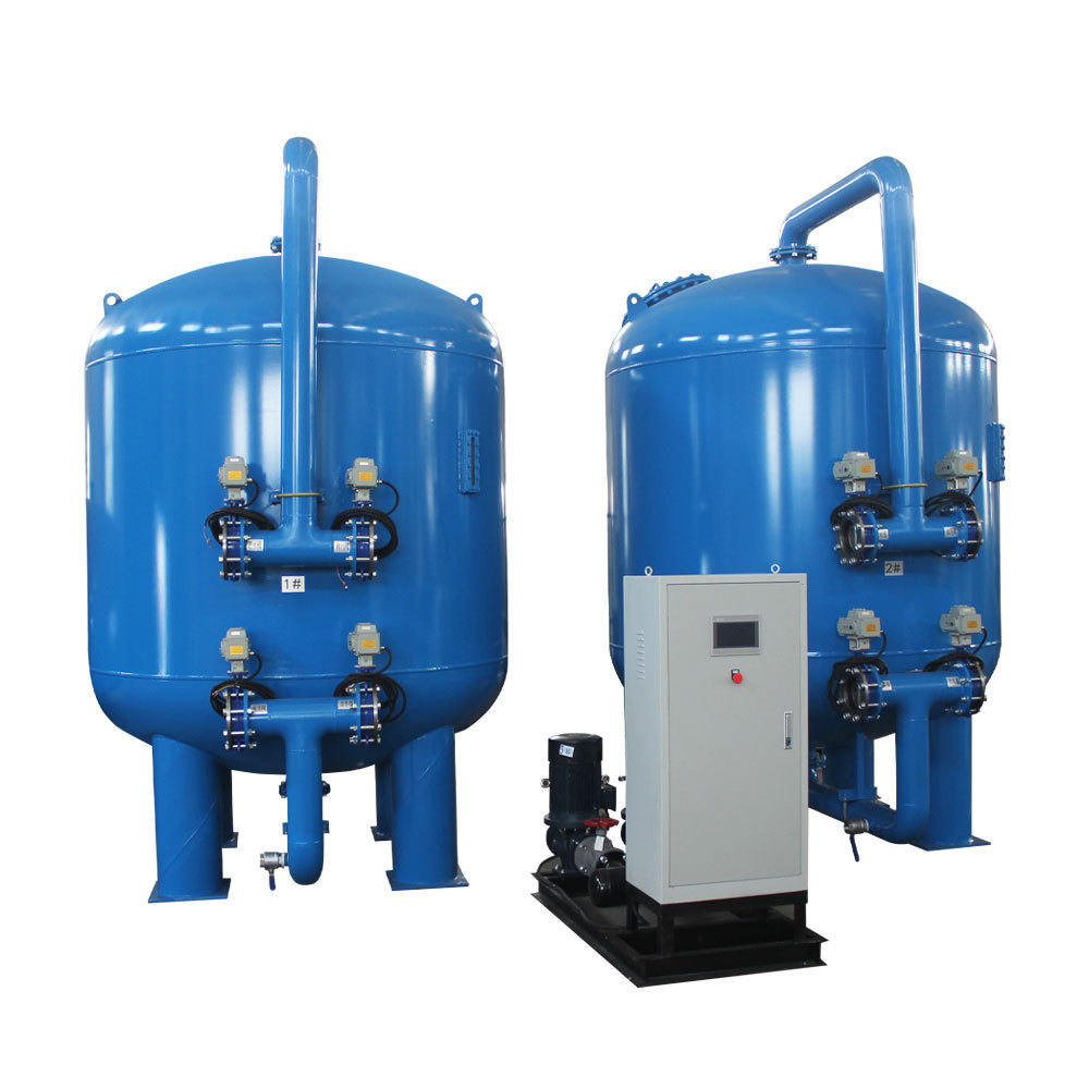 Dia1.8m  pressure  filter tank Automatic backwash  30m3/hr carbon filter for heavy metal removal