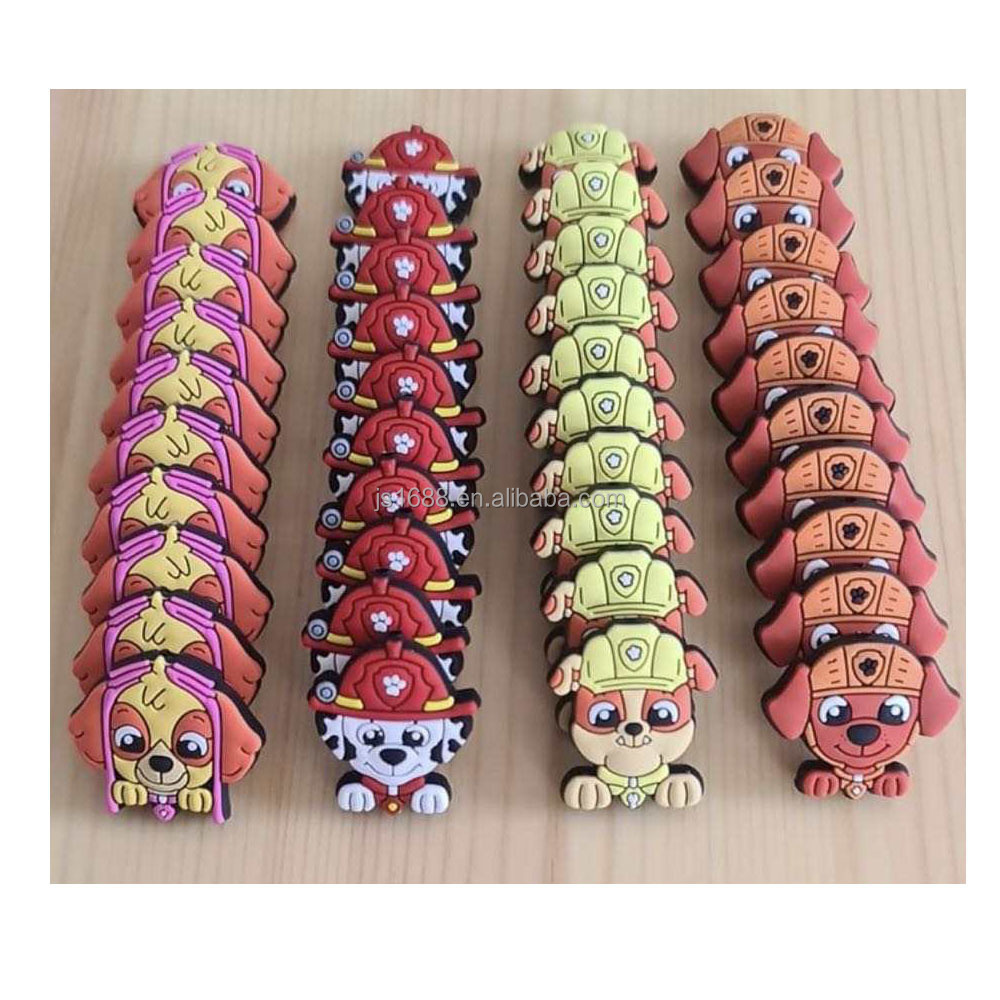 New custom cartoon character silicone focal Beads for pens baby pacifier chain loose beads for jewelry making