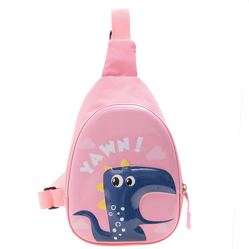 2022 New cute animal design girls Cross Body Fanny bag Cartoon Dinosaur Kid's Chest bag Outdoor leisure Children belt bag