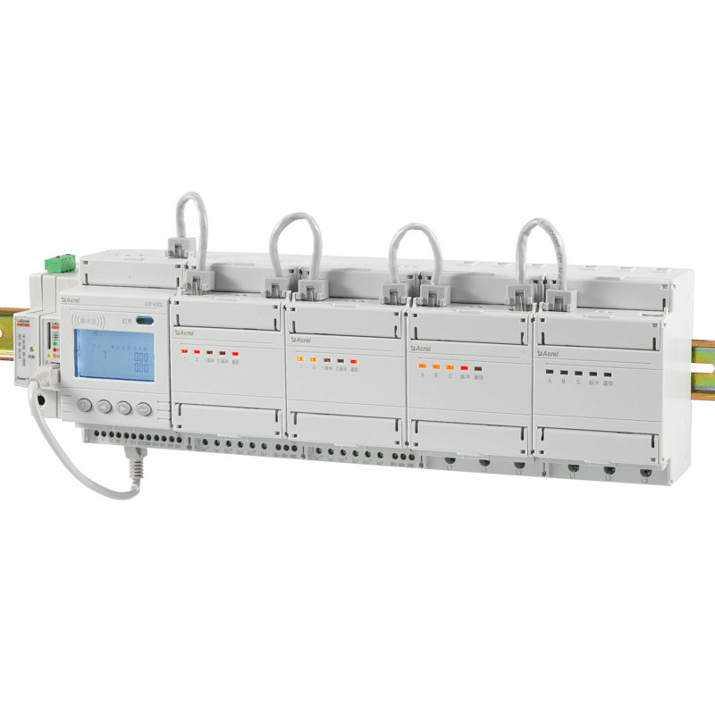 Din rail AC Three Phase Multi Channels Smart Power Energy Prepaid  Meter