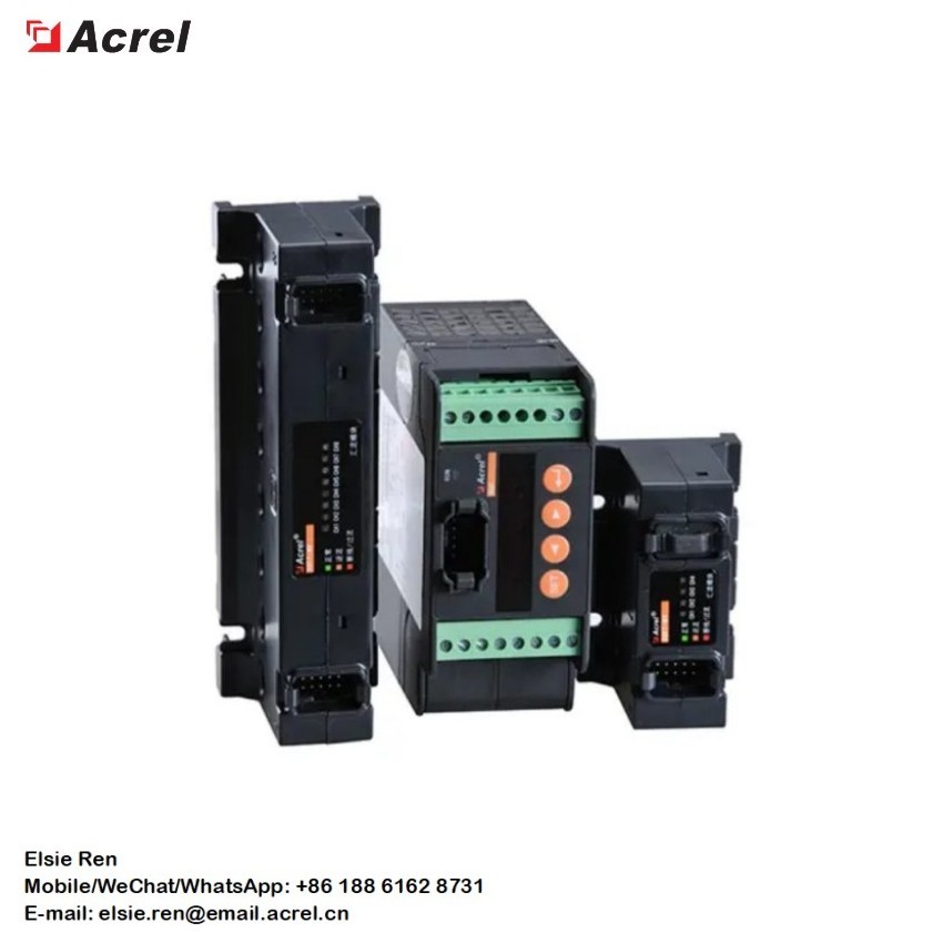 Acrel AGF-M24T DC Monitor for PV Combiner Box/solar power energy meter DC0-20A photovoltaic confluence  detection 24 channels