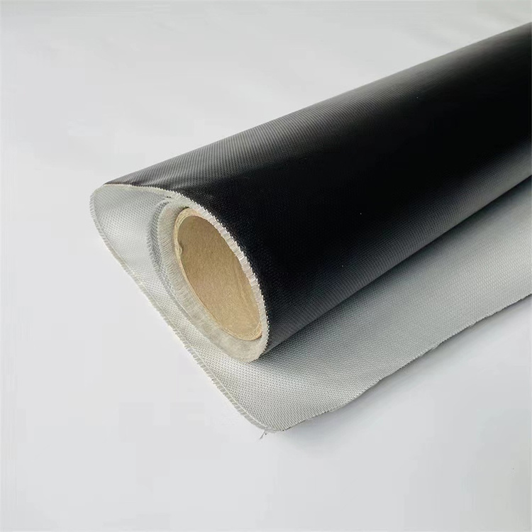 Fireproof High Temperature Fiber Glass Cloth  High Silica Fabric Silicon Coated Fiberglass Cloth