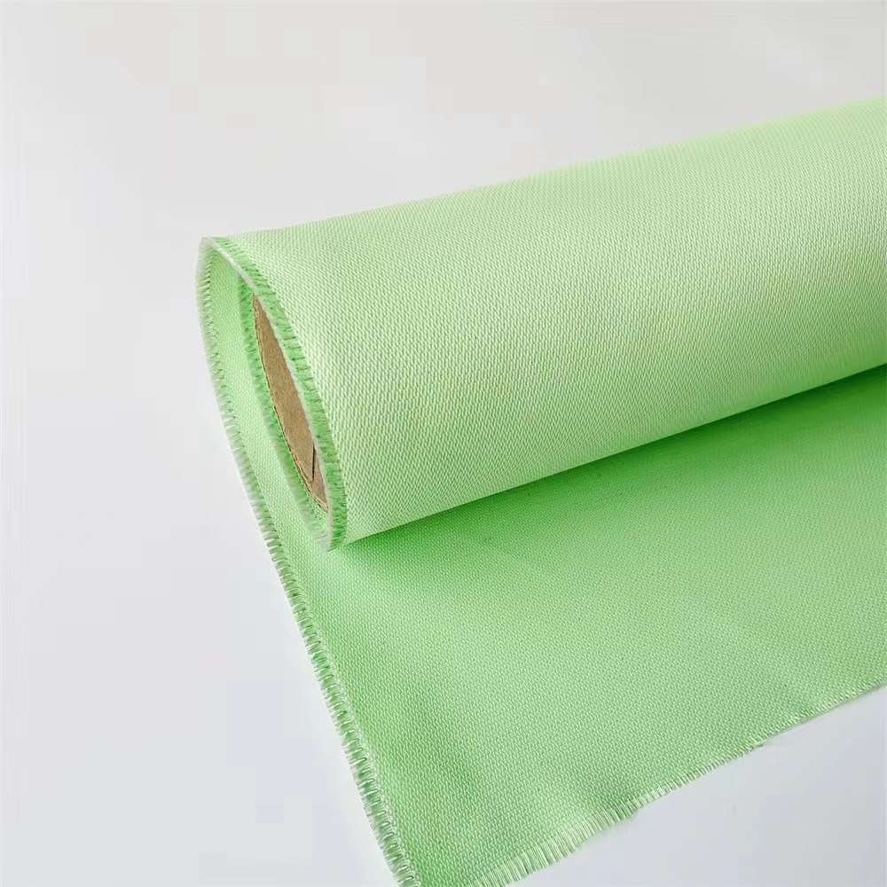 Fireproof High Temperature Fiber Glass Cloth  High Silica Fabric Silicon Coated Fiberglass Cloth