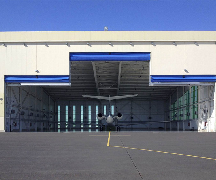 Low cost Steel Space Frame Structure Prefab Arch Aircraft Hangar Tent