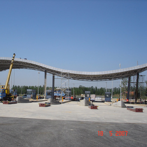 Metal Structure Space Frame Steel Structure Prefab Truss For Gas Station