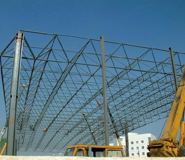 Metal Structure Space Frame Steel Structure Prefab Truss For Gas Station