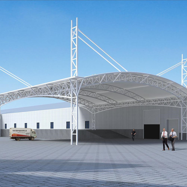 China Steel Structure Truss Car Parking Shed Roof Design