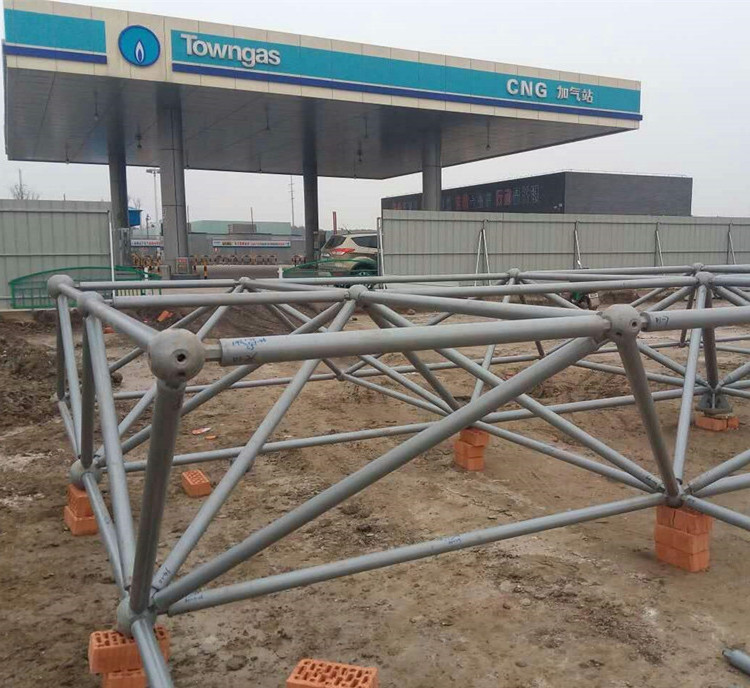 Steel Roof Truss for Gas Station Shed