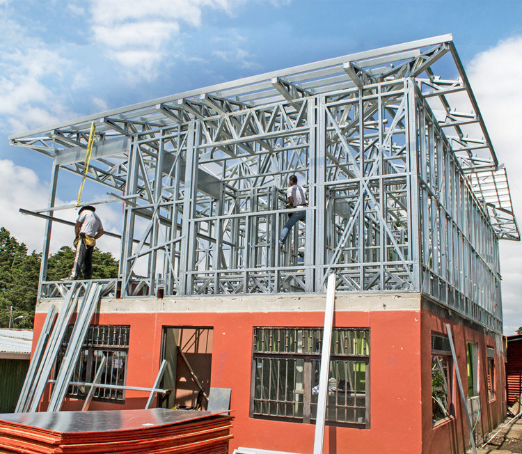 Simple and Fast Installation Metal Truss Prefabricated Steel Frame Metal Structure Church Building