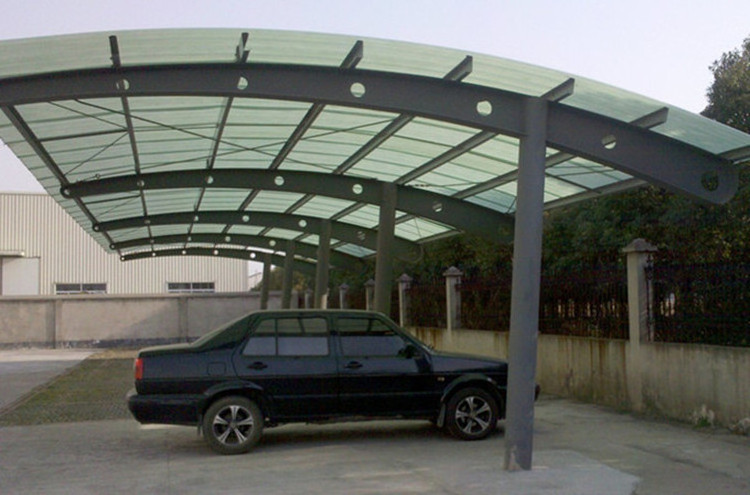 hot sale Cheap Cost steel structure/matal Car parking shed TENT CANOPY