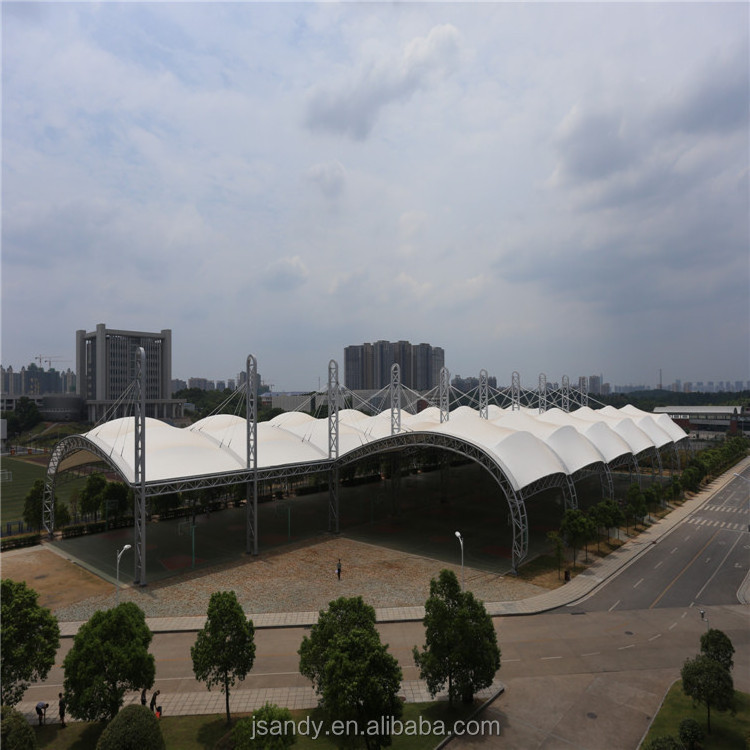 China Steel Structure Truss Car Parking Shed Roof Design