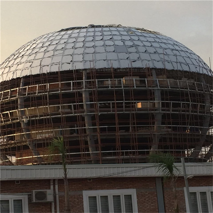 China Price Prefab Light Gauge Steel Framing Geodesic Dome Steel Structure Building For Library