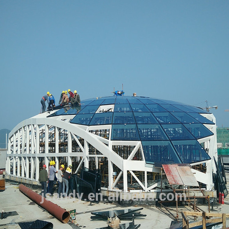 Prefabricated safe Polycarbonate /Glass Skylight Dome Roofs