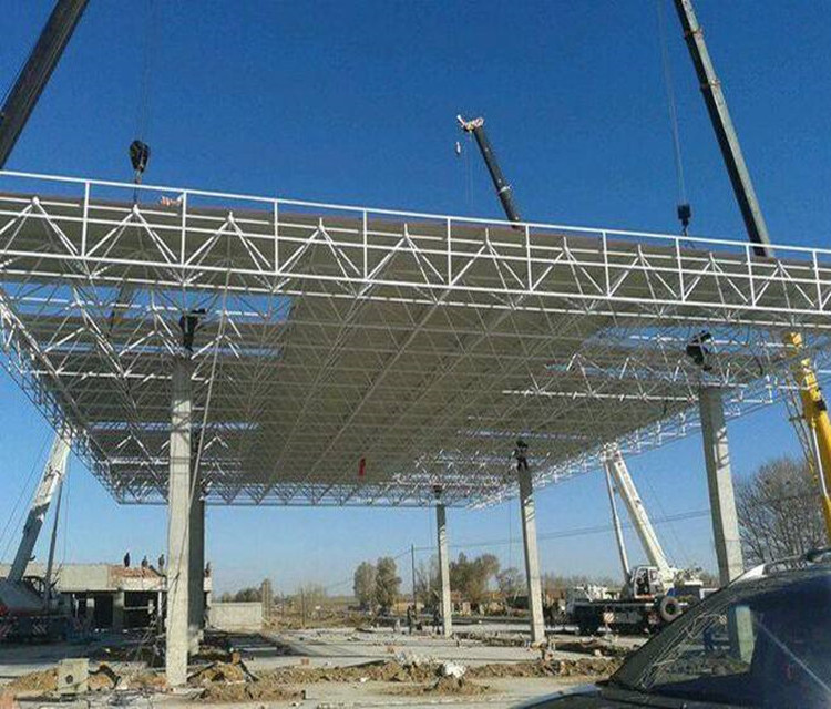 Steel Roof Truss for Gas Station Shed