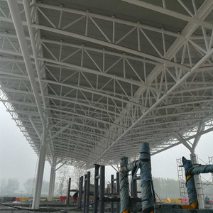 Steel Roof Truss for Gas Station Shed