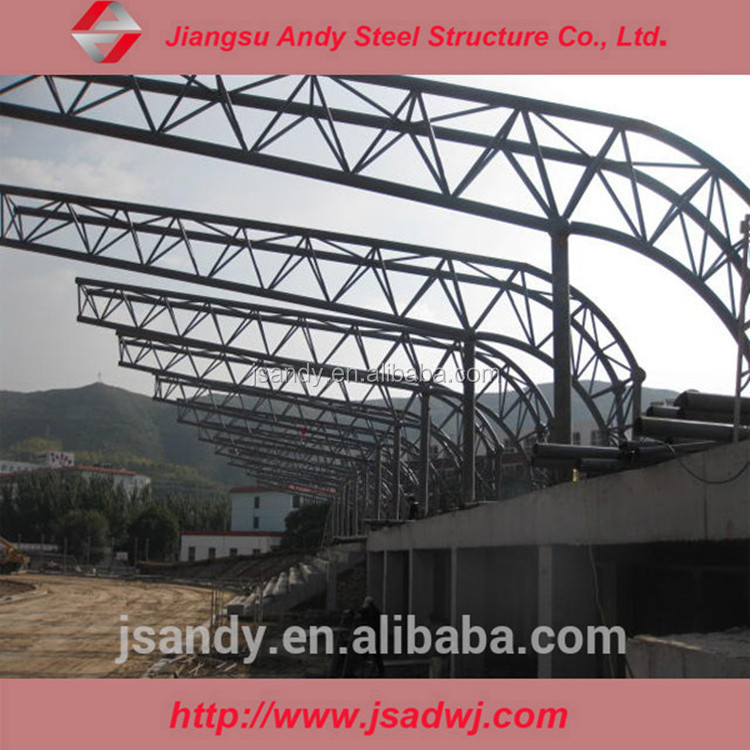 New design light steel structure steel pipe truss