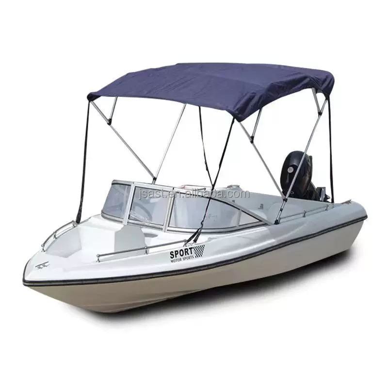 Fiberglass boat High speed Sea lake 60HP Double bottom 6 seat electric outboard yacht kayak D type control box fuel engine