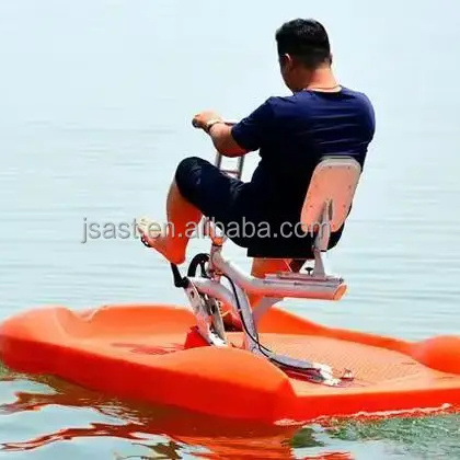 Inflatable PVC Water Bikes Pedal Boats Water Amusement Equipment Propeller Water  Pedal Boats Two Person Beach Pedal Bicycle