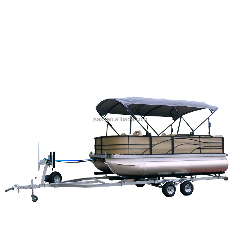 Best Selling Party Barge Floating 16 Foot Pontoon boat Of Electric Pontoon Boats