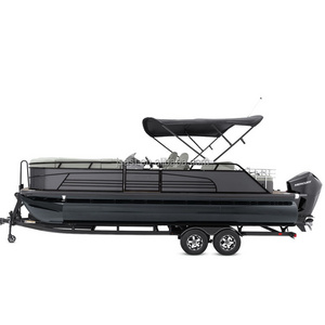 AST Fishing Electric Small Party Barge Pontoon Boats Luxury New Fastest Pontoon Boats For Sale