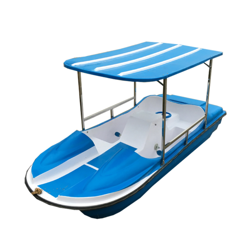 Water bike boat outdoor the lake Fiberglass Cheap rides cargo park classic pedal paddle foot motor panda cabin adults cheap