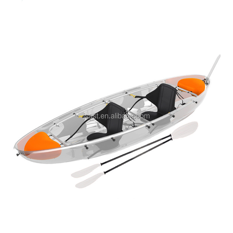 Plastic Hull water sports surfing floating dock lifejacket Paddle supboard motor boat for adults and kids clear bottom