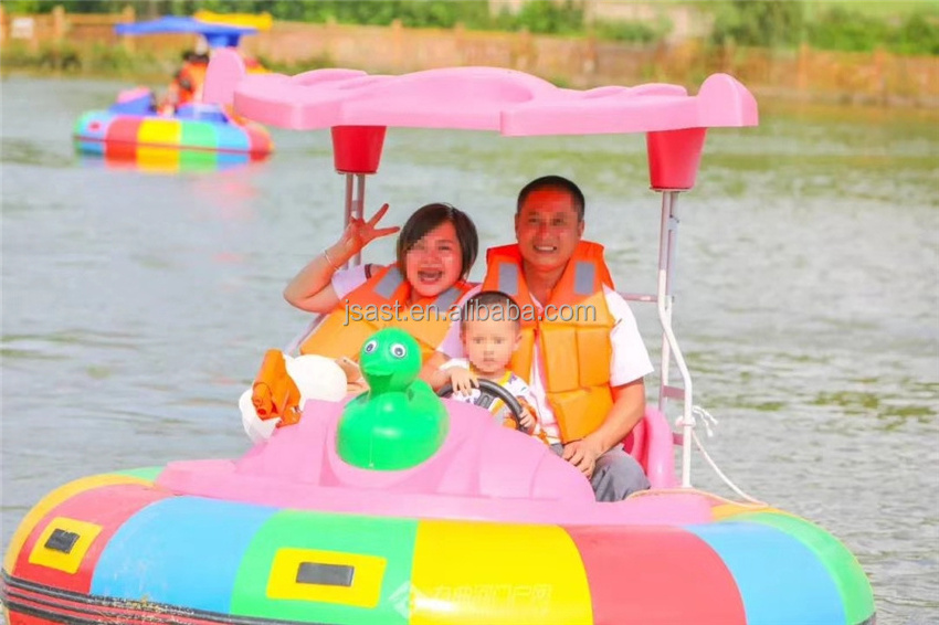 Customized water bumper boats colorful LED lights pool pillow water lounger Inflatable water house for children and adults