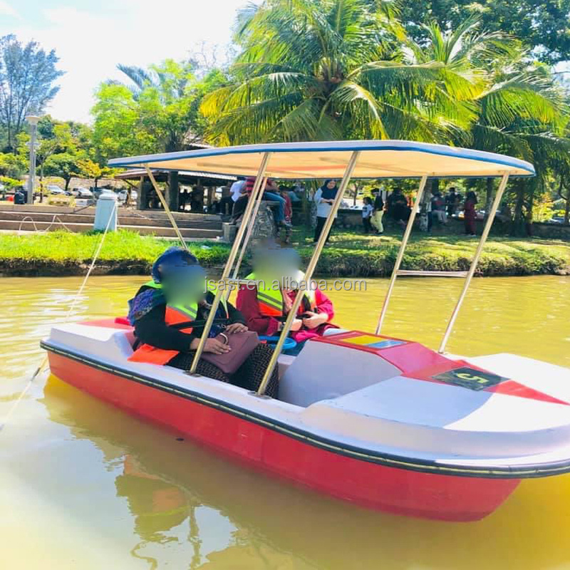 New Design Fiberglass Water Pedal Boat for Sale Wholesale Lake Cycle Water 2 Person Boats Inflatable canoe kayak fishing boat