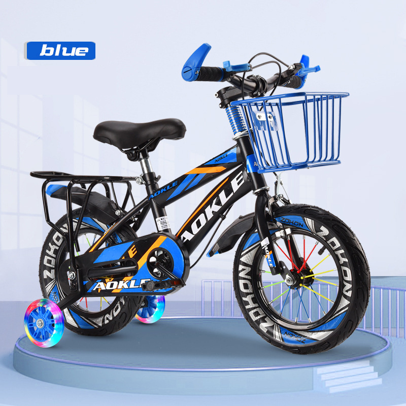 Red 14Inch New Children's Bicycle 3-10 Years Old Boys And Girls Light Bicycle 14 Inch 16 Inch 20 Inch Stroller children bike