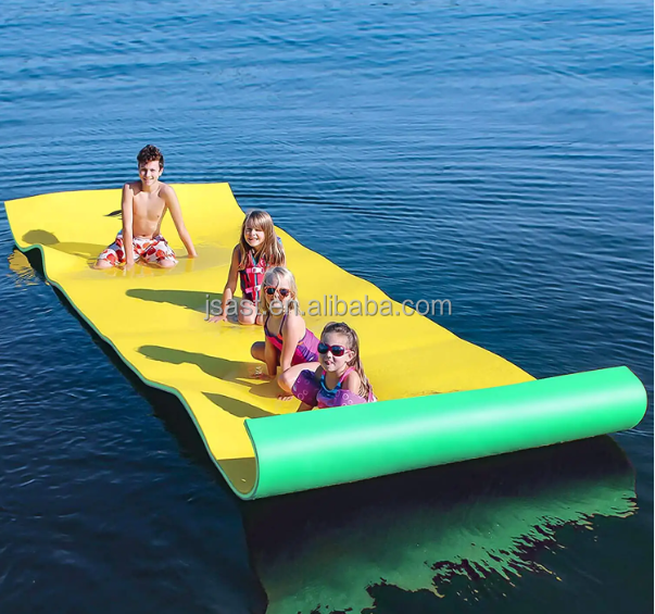 Comfortable PVC Foam  Floating Mat Water Pad Swimming Pool Floats lunch mat Pool float for Lake Sea Inflatable balloon