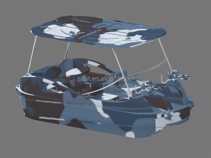 Electric speedboat High Quality Factory Direct Sales Camouflage Fishing Boat Water Battle Boat Fishing Remote Control Bait Boat