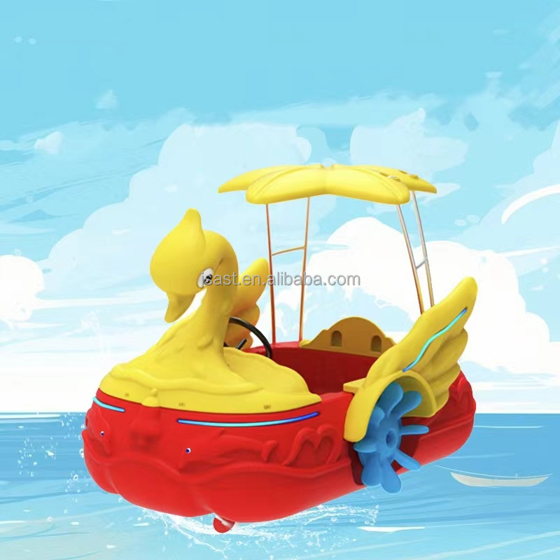 Fiberglass Swan boat two Person Shark duck flamingo pedalo boat Customized Luxury Fiberglass Swan Pedal Boats for Sea and Water