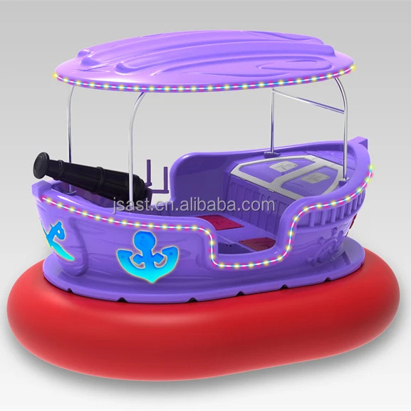 Hot selling water electric bumper boat pirate style with MP3 remote control boat inflatable swimming pool Aqua boat Water slides