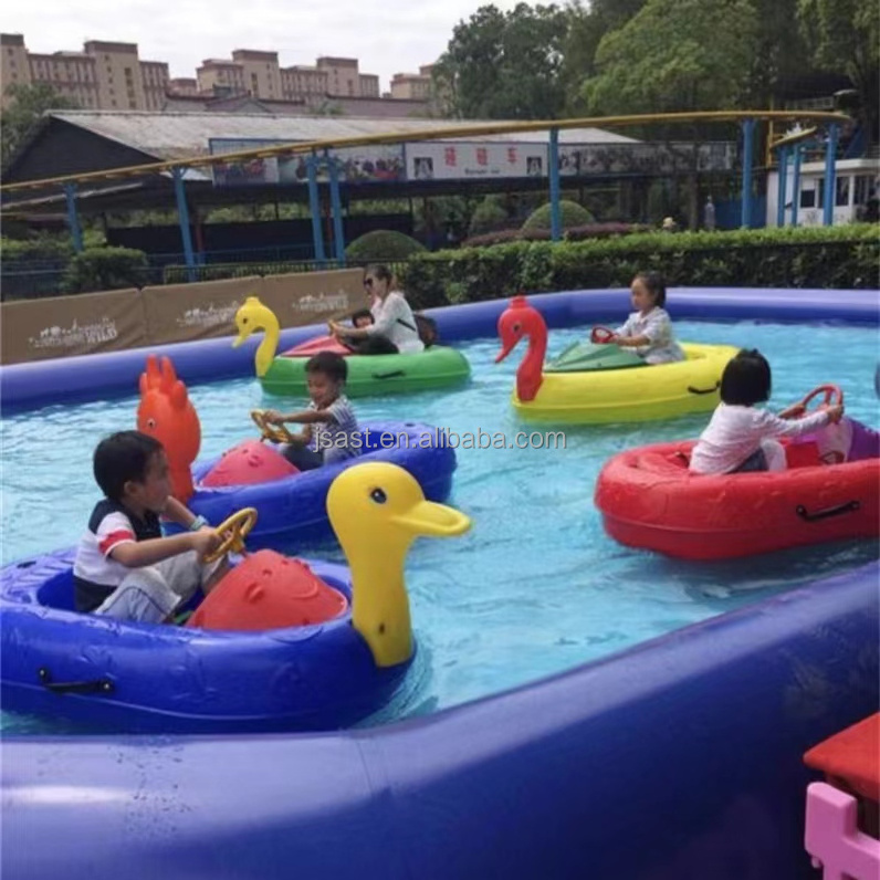 Inflatable Aqua bumper ride products Portable water electric ride units water slide leisurely Swan boats water inflatable castle