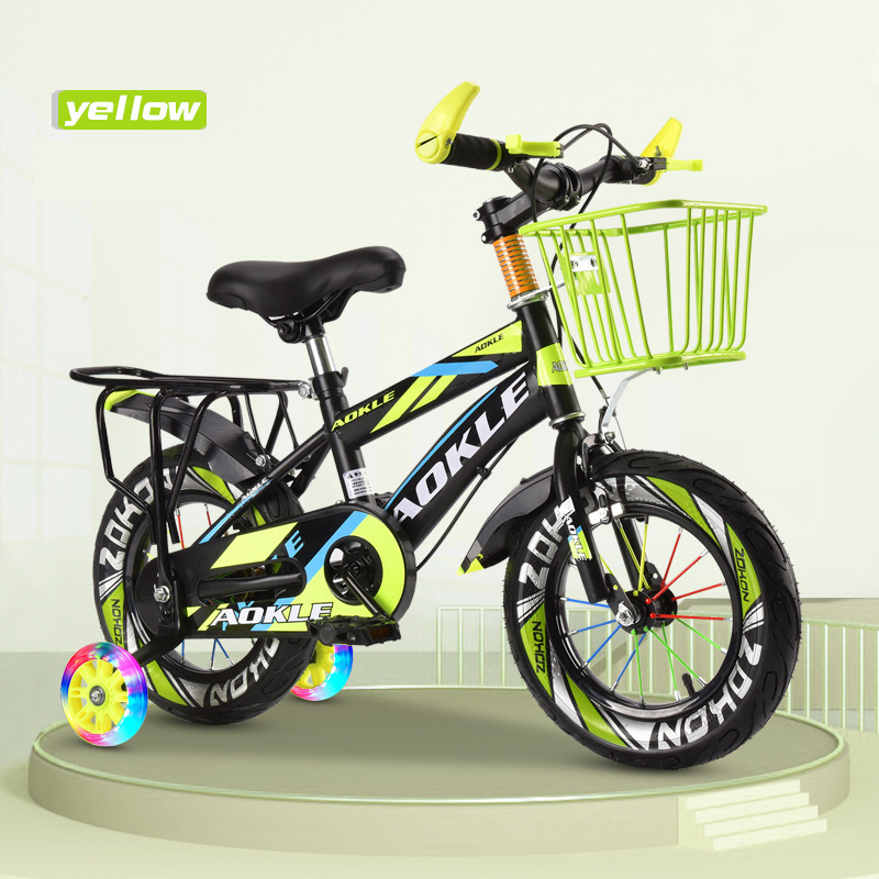 Red 14Inch New Children's Bicycle 3-10 Years Old Boys And Girls Light Bicycle 14 Inch 16 Inch 20 Inch Stroller children bike